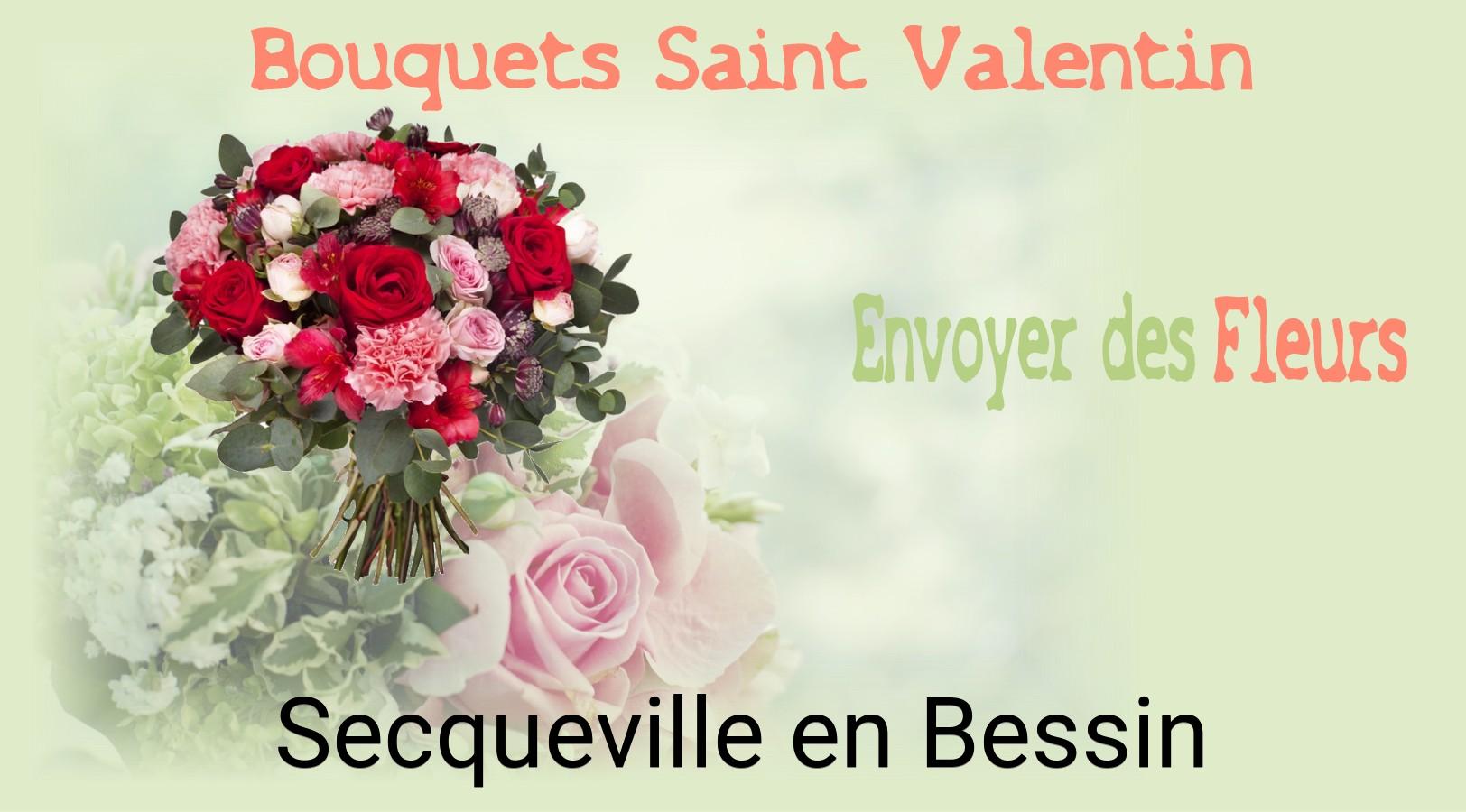 Roses de Saint-Valentin livrées à Secqueville-en-Bessin